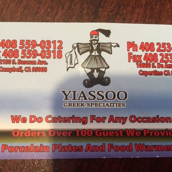 Yiassoo - Yiassoo Greek Specialties - Greek Near Me - Campbell, California Yiassoo - Yiassoo Greek Specialties - Greek Near Me - Campbell, California