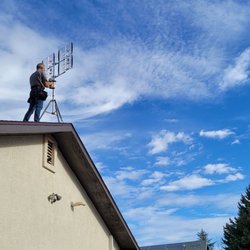 Arizona TV Worx - James upgrading our antenna. Great job and great work.