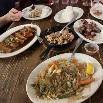 Mama Fina's - Crispy Pork Belly Adobo Pork Sisig Pancit BBQ Pork White Rice - Filipino Near Me - New York, New York Mama Fina's - Crispy Pork Belly Adobo Pork Sisig Pancit BBQ Pork White Rice - Filipino Near Me - New York, New York