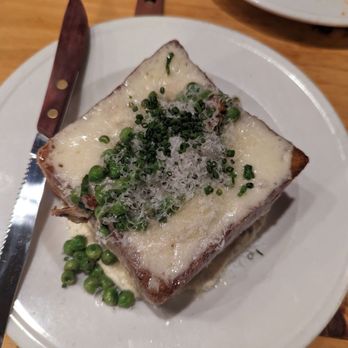 Bluebeard - Truffled Egg Toast - the biggest surprise of the night and one of our favorite dishes we tried. Highly recommend! - New American Near Me - Indianapolis, Indiana