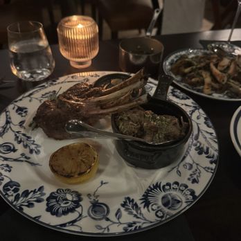 The Greggory - lamb neck and lamb chops - Cocktail Bars Near Me - South Barrington, Illinois