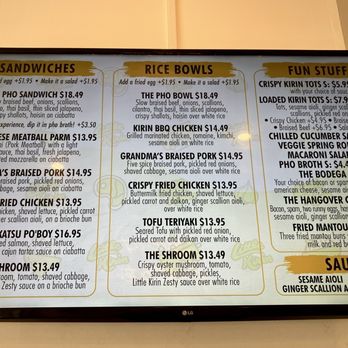 Little Kirin - Menu May 2025 - Comfort Food Near Me - New York, New York Little Kirin - Menu May 2025 - Comfort Food Near Me - New York, New York