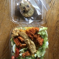 Long's Catering - Buffalo chicken salad, mojo and cookies
