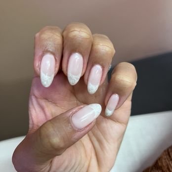 HanCTLe Nails Studio - Pearly/milky tips - Nail Salons Near Me - Chino Hills, California