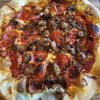 Yard House - Sausage and pepperoni pizza - New American Near Me - Rancho Cucamonga, California Yard House - Sausage and pepperoni pizza - New American Near Me - Rancho Cucamonga, California