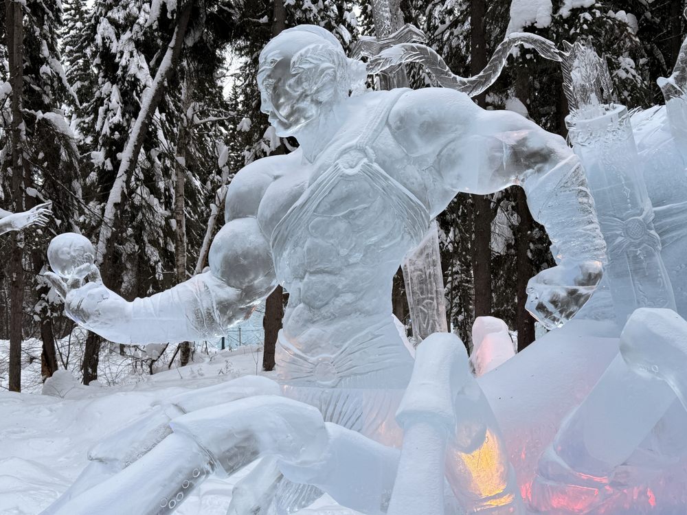 Social spots from World Ice Art Championships