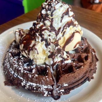 Funk 'n Waffles - James Brownie Waffle - New American Near Me - Syracuse, New York Funk 'n Waffles - James Brownie Waffle - New American Near Me - Syracuse, New York