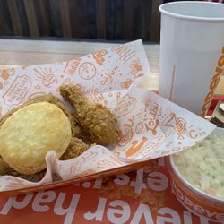 Three piece chicken combo