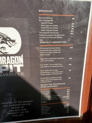 Menu photo 3 Dragon Pit BBQ Racine, WI