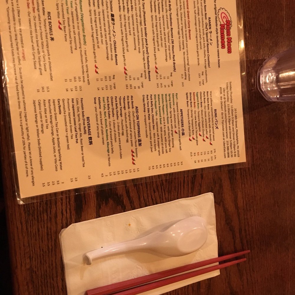 Nom Nom Ramen - Ramen Near Me - Philadelphia, Pennsylvania