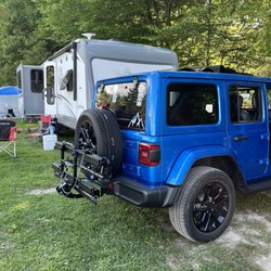 Creeper Trail Campground - Camp spot #5with full hookups.