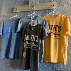 Arlyn's Good Beer - T-shirts are $20 a piece. Unisex or women's cut available.