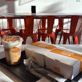 Egg Tuck - Breakfast for one but plenty for two!  Biscoff Latte *NEW* - Coffee & Tea Near Me - Temple, Texas