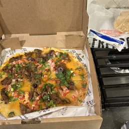 Meat Mexican Pizza