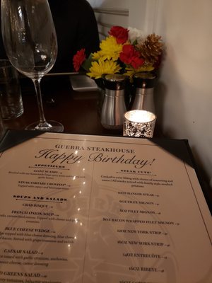 Menu photo 8 Guerra Steakhouse Arlington, VA