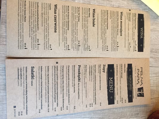 Menu photo 6 Pełną Parą Warsaw, MZ Menu photo 6 Pełną Parą Warsaw, MZ