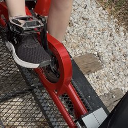 Rail Explorers - Boone IA Division - Minus one pedal, still tried to help us out.