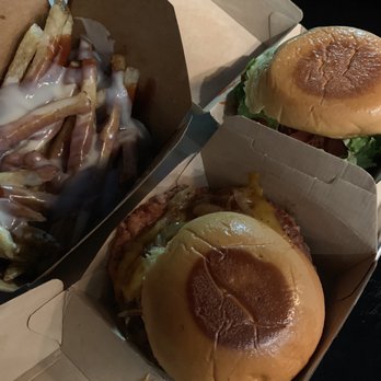 Diesel & Duke - Ranger fries and two impossible burgers - Burgers Near Me - Princeton, New Jersey