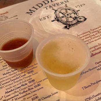 Middleton Tavern - Oyster Shoot with Natty Boh chaser for $5 - Seafood Near Me - Annapolis, Maryland