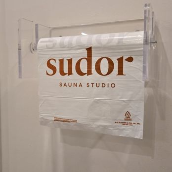 Sudor Sauna Studio - Baggies for your wet clothes if you plunged or sweaty clothes if you just sauna'd. - Saunas Near Me - Houston, Texas Sudor Sauna Studio - Baggies for your wet clothes if you plunged or sweaty clothes if you just sauna'd. - Saunas Near Me - Houston, Texas