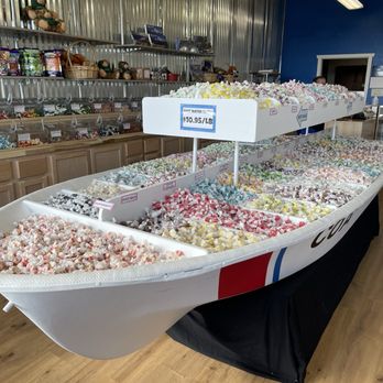 Newport Candy Basket - a boat full of candy - Candy Stores Near Me - Newport, Oregon