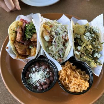 Cocina Madrigal - Al Pastor Taco, Oaxaca Shrimp Taco and Beef Tenderloin Steak taco - Tacos Near Me - Phoenix, Arizona