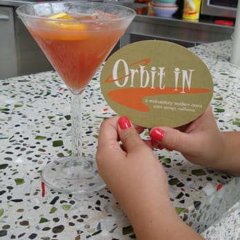 Orbit In - Delicious Orbit-tini served at Martini hour! - Hotels Near Me - Palm Springs, California Orbit In - Delicious Orbit-tini served at Martini hour! - Hotels Near Me - Palm Springs, California