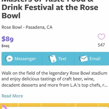 Rose Bowl Stadium - Goldstar has Discount Tickets for Masters of Taste @ The Rose Bowl in Pasadena CA - Stadiums & Arenas Near Me - Pasadena, California Rose Bowl Stadium - Goldstar has Discount Tickets for Masters of Taste @ The Rose Bowl in Pasadena CA - Stadiums & Arenas Near Me - Pasadena, California