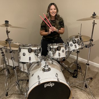 Drum Sync Academy - DSA Drummer H.L. is rock'n her new drum set from Drum Sync Academy Shop! - Performing Arts Near Me - Rancho Cucamonga, California