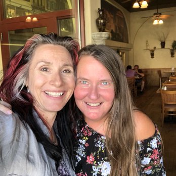 Channeling Divine - Danielle Egnew and I before lunch.  I completely explained how to align with the vibration of money! - Hypnosis/Hypnotherapy Near Me - Billings, Montana