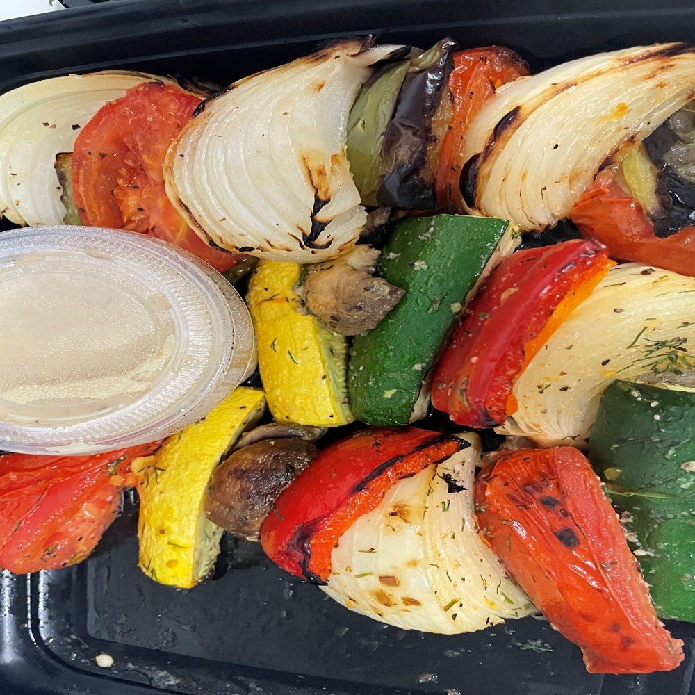 Panini Kabob Grill - Vegetable Kabob $13.99 - Mediterranean Near Me - Los Angeles, California Panini Kabob Grill - Vegetable Kabob $13.99 - Mediterranean Near Me - Los Angeles, California