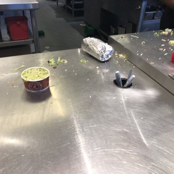 Chipotle Mexican Grill - An open container of guacamole just sitting there - Fast Food Near Me - Glen Mills, Pennsylvania