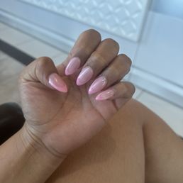 Almond shaped Almond shaped