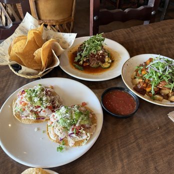 Amor Y Tacos - Ceviche Tostadas, Chile Colorado (short rib), Shrimp à la Diabla, Chips and Salsa - Mexican Near Me - Cerritos, California