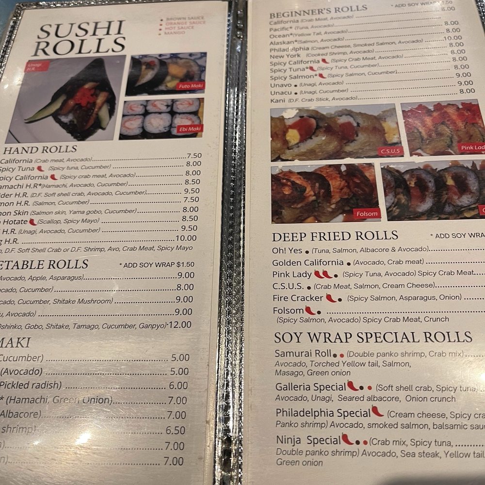 Tokyo Sushi - Menu - Japanese Near Me - Folsom, California Tokyo Sushi - Menu - Japanese Near Me - Folsom, California