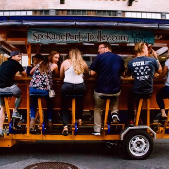 Spokane Party Trolley - Party trolley riders - Party Bus Rentals Near Me - Spokane, Washington Spokane Party Trolley - Party trolley riders - Party Bus Rentals Near Me - Spokane, Washington