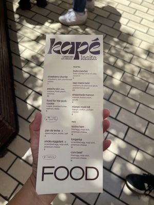 Menu photo 6 Kape Lasita Los Angeles, CA
