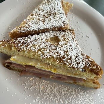 Bayside Cafe - "Bay Cristo." Their take on the classic Monte Cristo. - Breakfast & Brunch Near Me - Panama City Beach, Florida Bayside Cafe - "Bay Cristo." Their take on the classic Monte Cristo. - Breakfast & Brunch Near Me - Panama City Beach, Florida