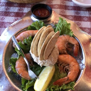 Conchy Joe's - Part of the Raw Bar Medley: smoked fish dip and peel 'n eat shrimp. The smoked fish dip is excellent. - Seafood Near Me - Jensen Beach, Florida