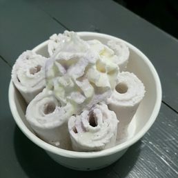 Purple haze ice cream rolls Purple haze ice cream rolls