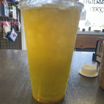 Buzz Thru Daily - Iced sour apple and caramel Redbull infusion - Coffee & Tea Near Me Buzz Thru Daily - Iced sour apple and caramel Redbull infusion - Coffee & Tea Near Me