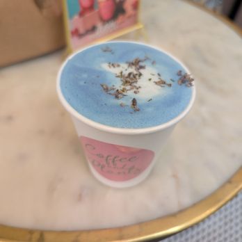 Coffee and Plants - Blue lavender latte - Coffee & Tea Near Me - Pasadena, California Coffee and Plants - Blue lavender latte - Coffee & Tea Near Me - Pasadena, California