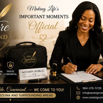 Seal Signature & Beyond - Mobile notary & wedding officiant - Notaries Near Me Seal Signature & Beyond - Mobile notary & wedding officiant - Notaries Near Me