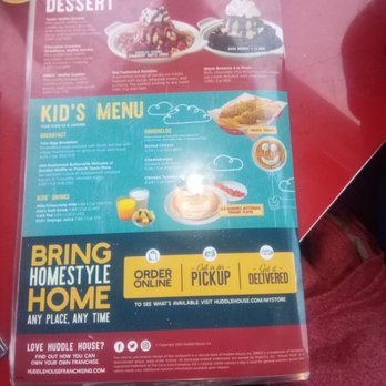 Huddle House - Took pic of the price 1 99 the strawberry ice cream waffle thing - Diners Near Me - Danville, Kentucky Huddle House - Took pic of the price 1 99 the strawberry ice cream waffle thing - Diners Near Me - Danville, Kentucky