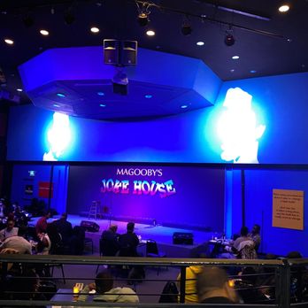 Magooby's Joke House - a man on stage - Comedy Clubs Near Me - Timonium, Maryland Magooby's Joke House - a man on stage - Comedy Clubs Near Me - Timonium, Maryland