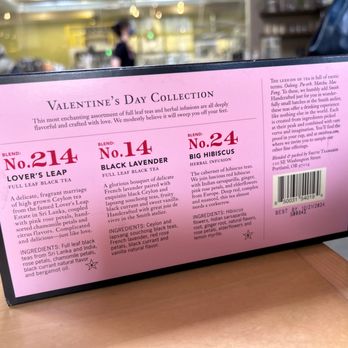 Smith Teamaker - Valentine's Day Collection! Worth it to bring home a little of everything! - Tea Rooms Near Me - Portland, Oregon Smith Teamaker - Valentine's Day Collection! Worth it to bring home a little of everything! - Tea Rooms Near Me - Portland, Oregon