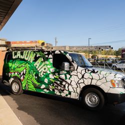Cajun Air Van at Clay Motorsports