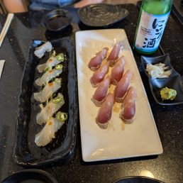 Tuna and Halibut Nigiri Tuna and Halibut Nigiri