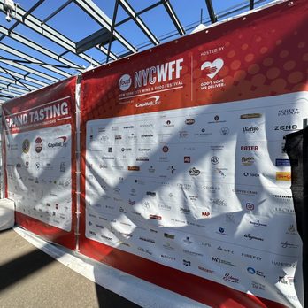 NYCWFF Grand Tasting - a large poster of the event - Festivals Near Me