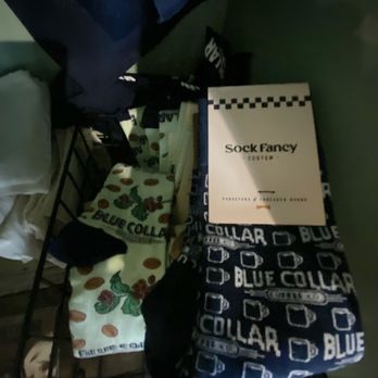 Blue Collar Coffee - Custom socks! Fun! - Coffee & Tea Near Me - Indianapolis, Indiana Blue Collar Coffee - Custom socks! Fun! - Coffee & Tea Near Me - Indianapolis, Indiana